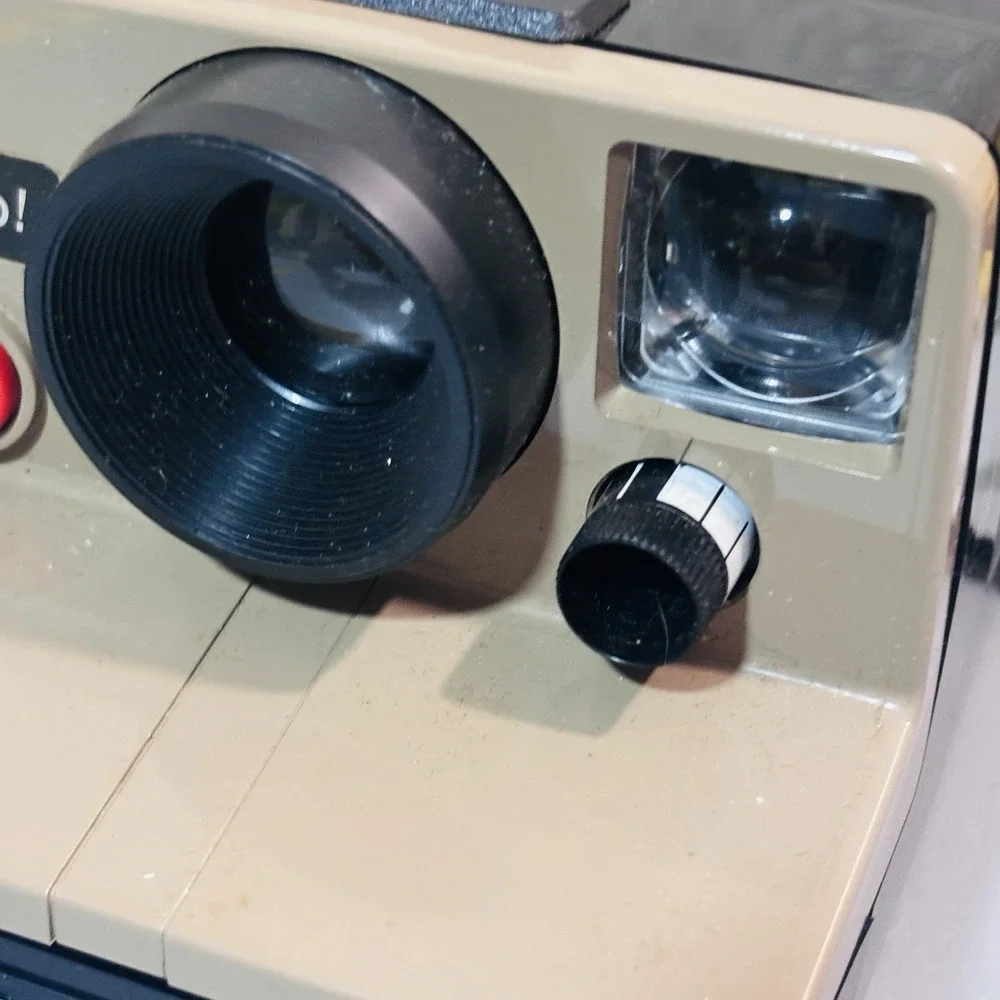 Polaroid Pronto‎ Land Film Camera with Case & Two Flash Clean Good Condition
